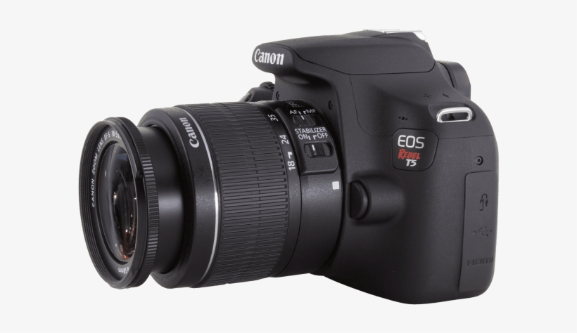 Canon Eos Rebel T With Ef S - Canon Ef-s 18–55mm Lens, transparent png