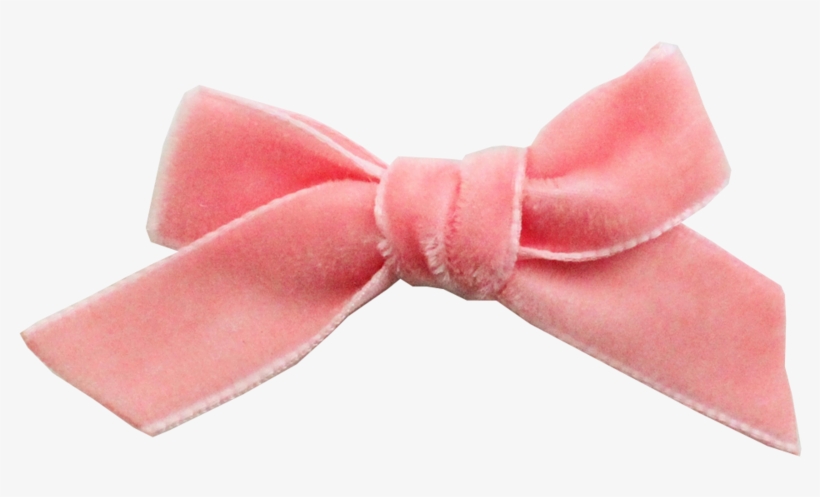Bubble Gum Velvet Bow, transparent png