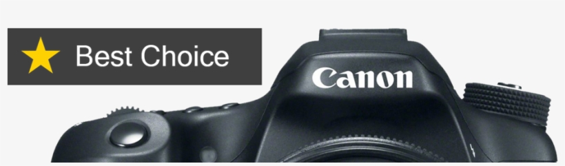 Cropped Canon Eos 70d 5 Star Resize - Canon 70d Front View, transparent png