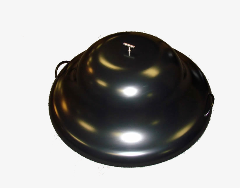 32" Black Aluminum Fire Pit Cover - Sphere, transparent png