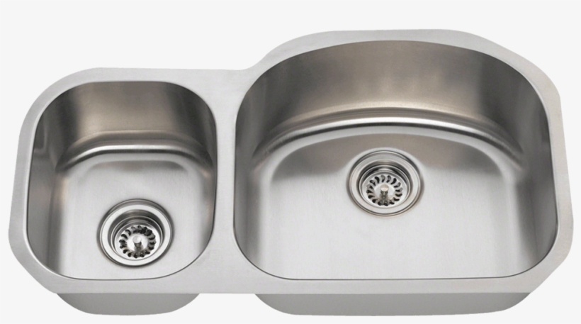 Sr105-16 Offset Stainless Steel Kitchen Sink 16 Gauge, - Polaris Sinks Pr105 16-gauge Kitchen Ensemble, transparent png