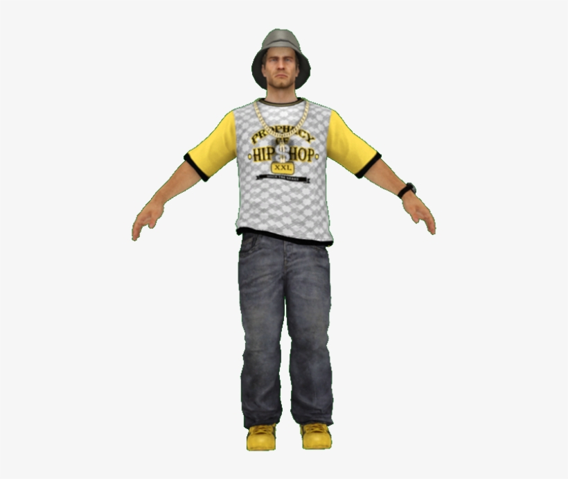 Hip Hop Model Png Image Library Download - Dead Rising 2 Hip Hop Outfit, transparent png