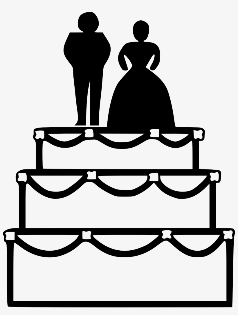 Original Png Clip Art File Wedding Cake Svg Images, transparent png