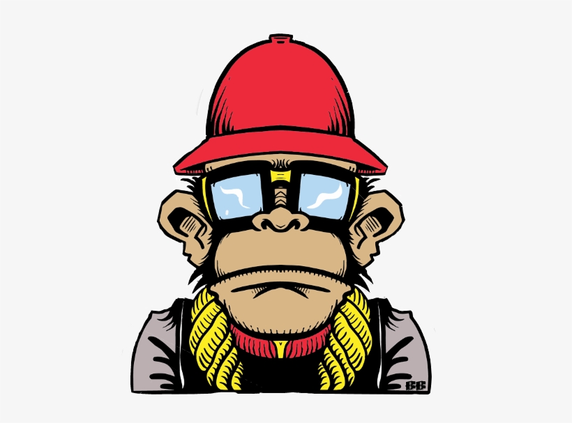 Monkey Rap Hiphop Monkeystickerremix Monkeyman Man - Hip Hop Monkey, transparent png