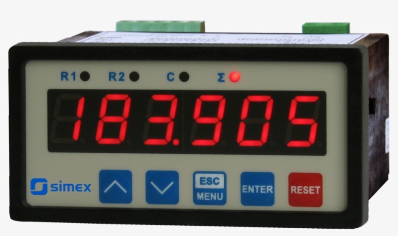 Digital Timer Png Transparent Image - Simex Srp-946-1841-1-4-001 , Led Digital Panel Multi-function, transparent png