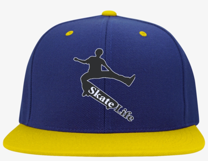 Flat Bill High-profile Snapback Hat Purposely Designed - Skull Stc19 Sport-tek Flat Bill High-profile Snapback, transparent png
