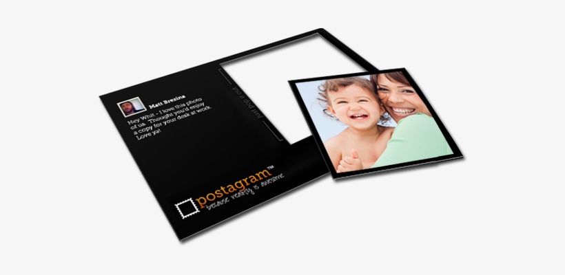 Gifting Instagram - Postcard, transparent png