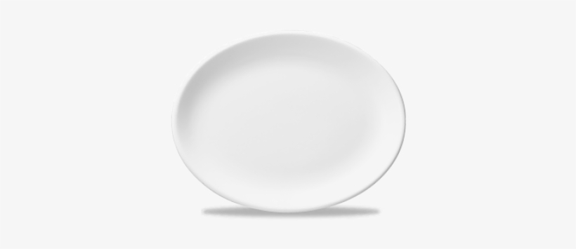 Churchill White Oval Plate - Oval Plates, transparent png