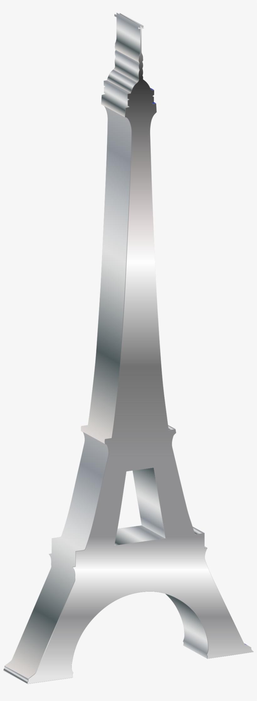 This Free Icons Png Design Of 3d Eiffel Tower Silhouette, transparent png