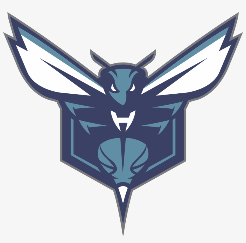 Charlotte Hornets Emblem - Charlotte Hornets Logos, transparent png