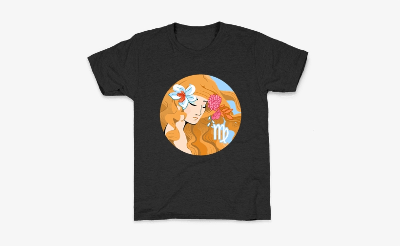 Zodiac Virgo Kids T-shirt - Shirt, transparent png