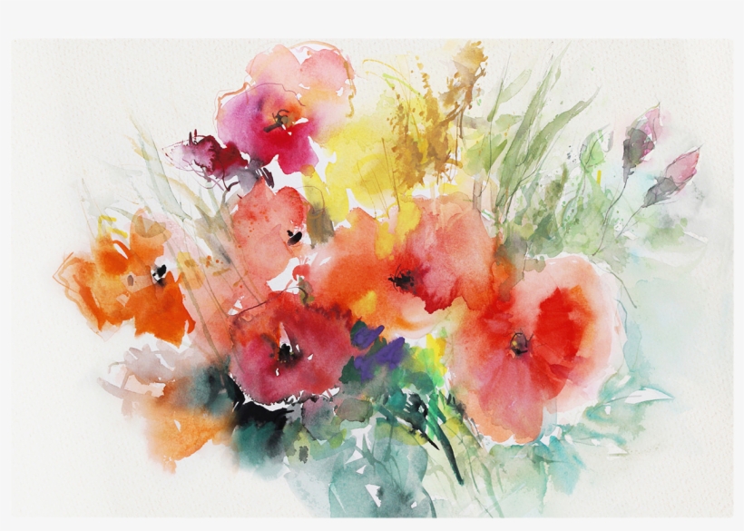 The Bouquet Print - Drawing, transparent png