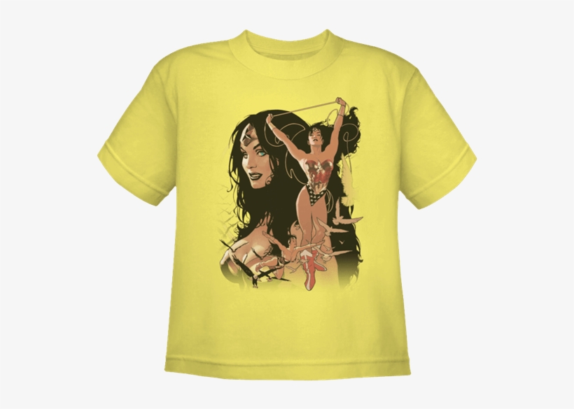 Wonder Woman Png Kids Kids Wonder Woman 150 T Shirt - T-shirt-wonder-woman-jla327at, transparent png