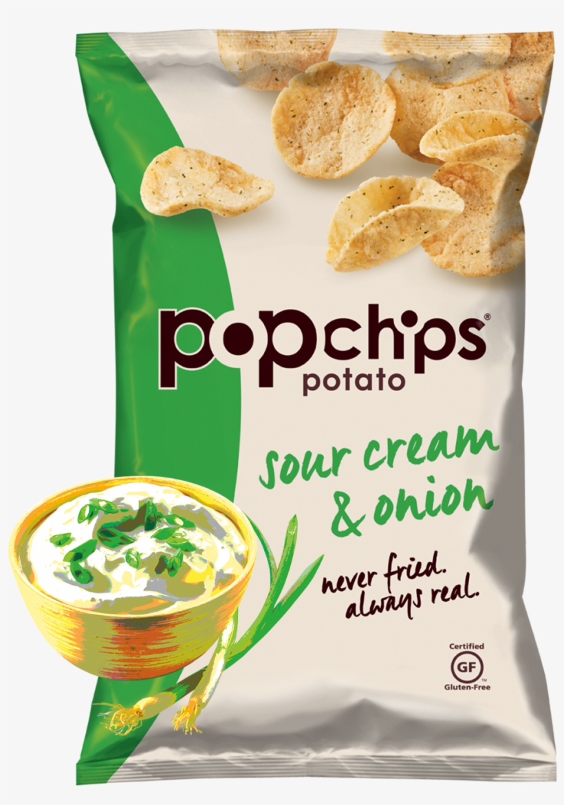 Image - Popchips Potato Chips Sea Salt, transparent png