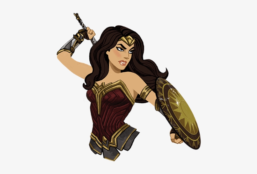 Wonder Woman Imessage Stickers, transparent png
