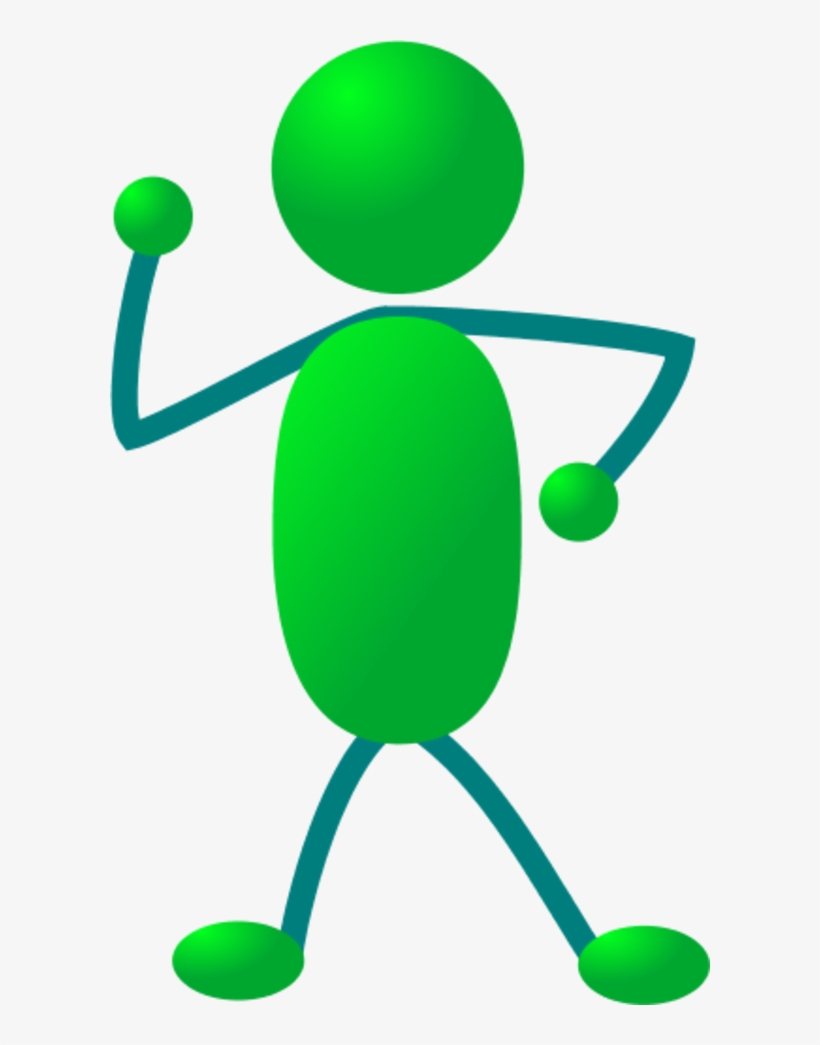 Clip Art Stick Man - Stick Figures In Color, transparent png