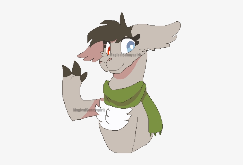 Download Waffle The Cool Llama By Magicalsunnyspirit - Drawingwiffwaffles, transparent png