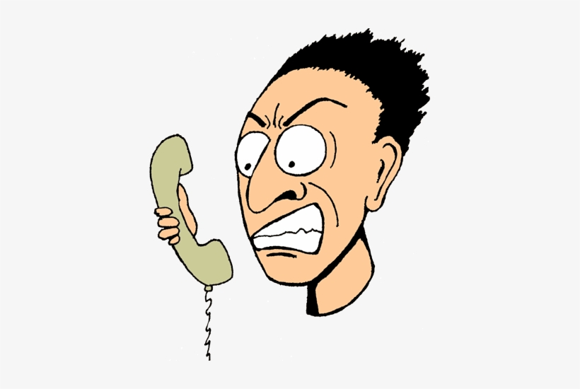 Communication Clip Art - Mad Customer Clipart Png, transparent png