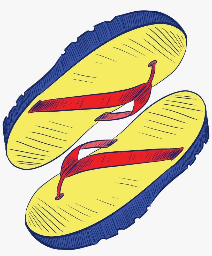 This Free Icons Png Design Of Pair Of Flip Flops, transparent png