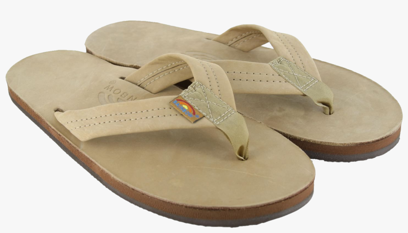 Flip Flops Png - Rainbow Premier Leather Single Layer Sandals 301alts, transparent png