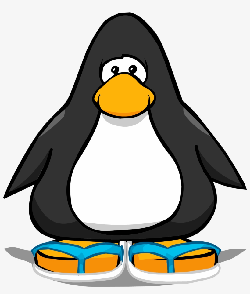 penguin flip flops