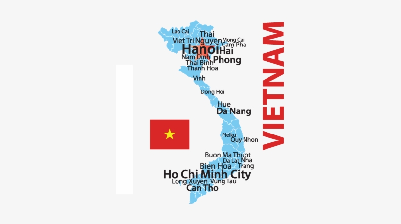 Cut And Sew Vietnam - Vietnam Map Good Quality, transparent png