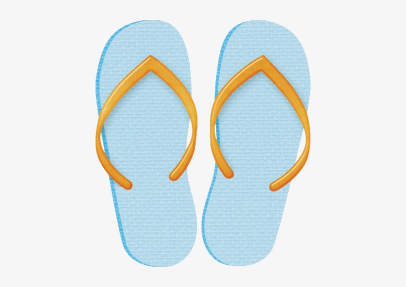Popsicle Clipart Flip Flop - Шлепки Пляжные Пнг, transparent png