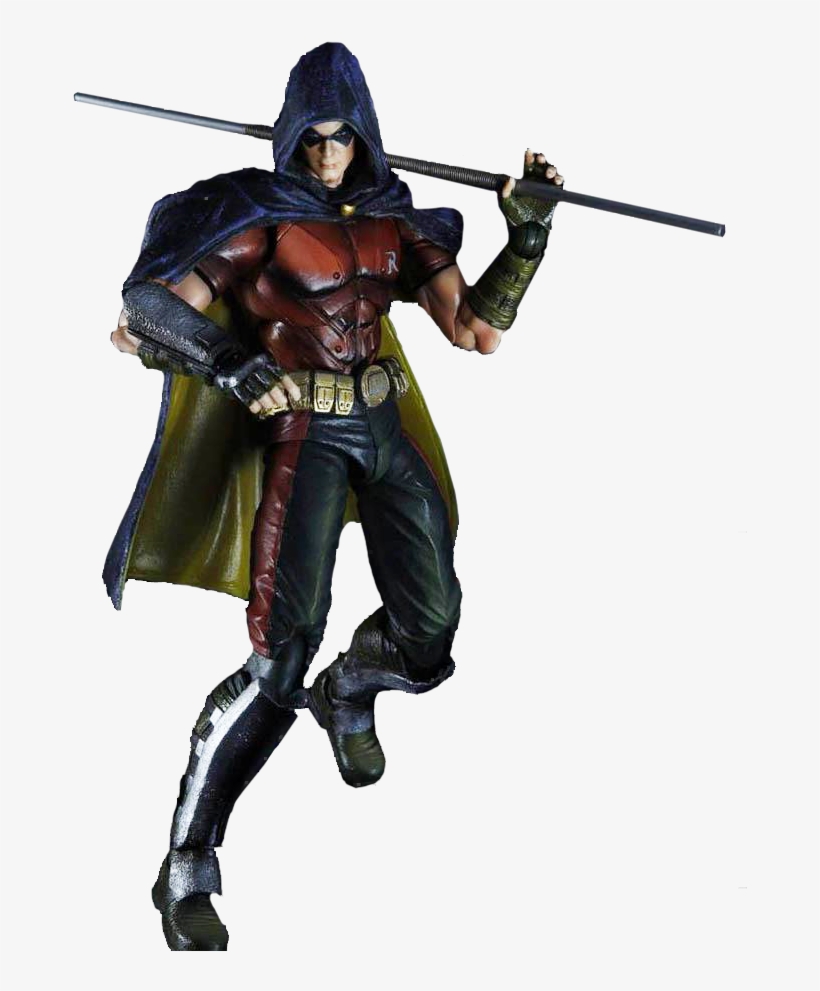 Arkham City Robin Png Transparent Image - Batman Arkham City Play Arts Kai Robin Version, transparent png