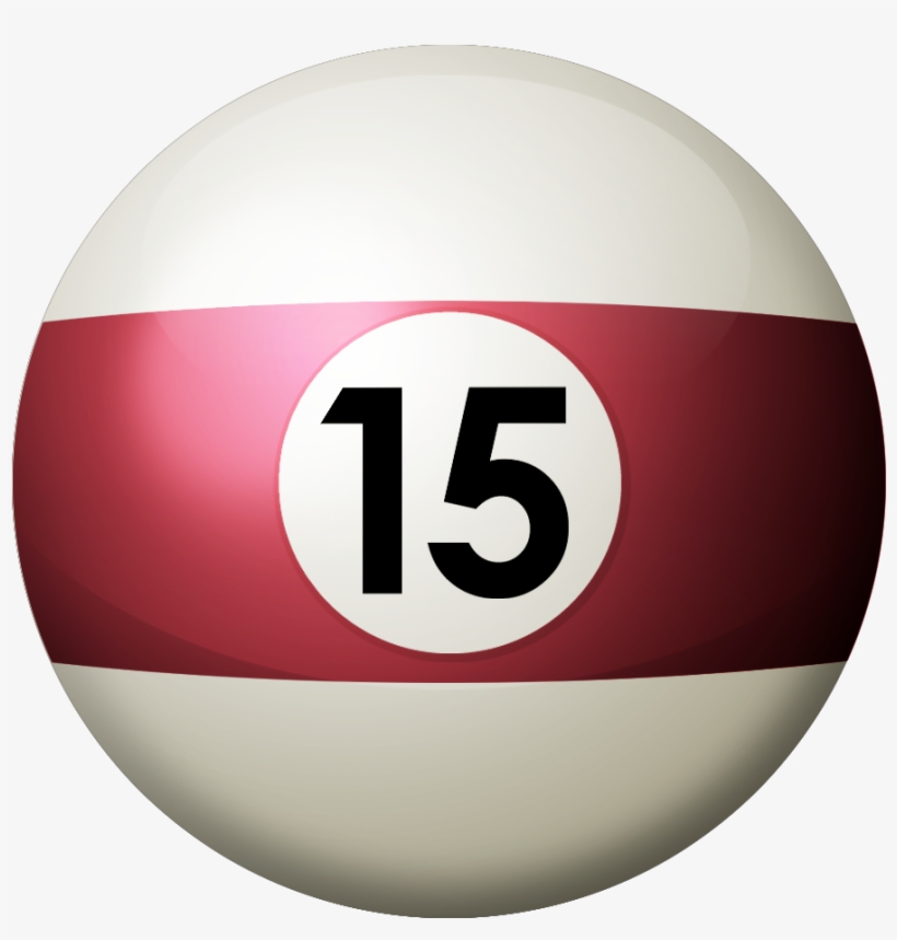 15 Ball Photo 15 Ball Real - 8 Ball Rack, transparent png