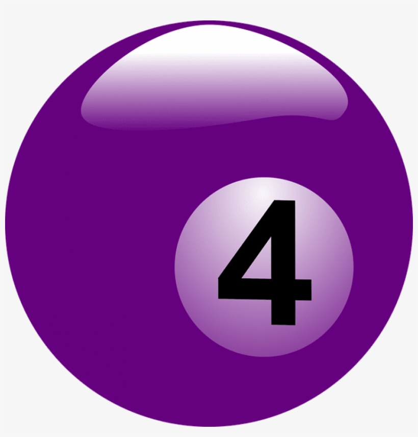 Free Png Billiard Ball Png Images Transparent - Bola De Billar 4, transparent png