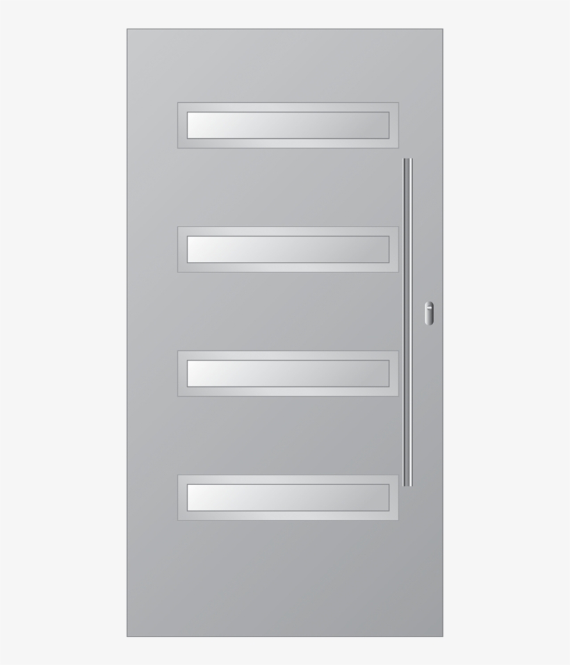 Lucca Entrance Doors - Aluminium Single Doors, transparent png