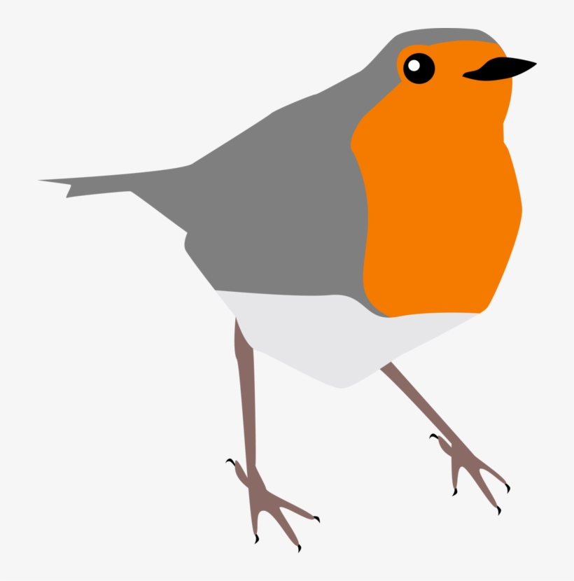 European Robin Drawing Istock Common Nightingale Bird - Clip Art Robin, transparent png
