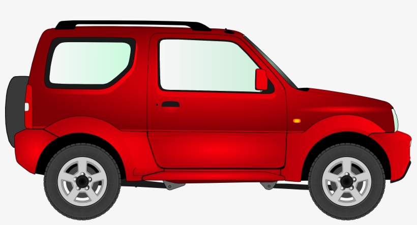 Big Image - Red Suv Clip Art, transparent png