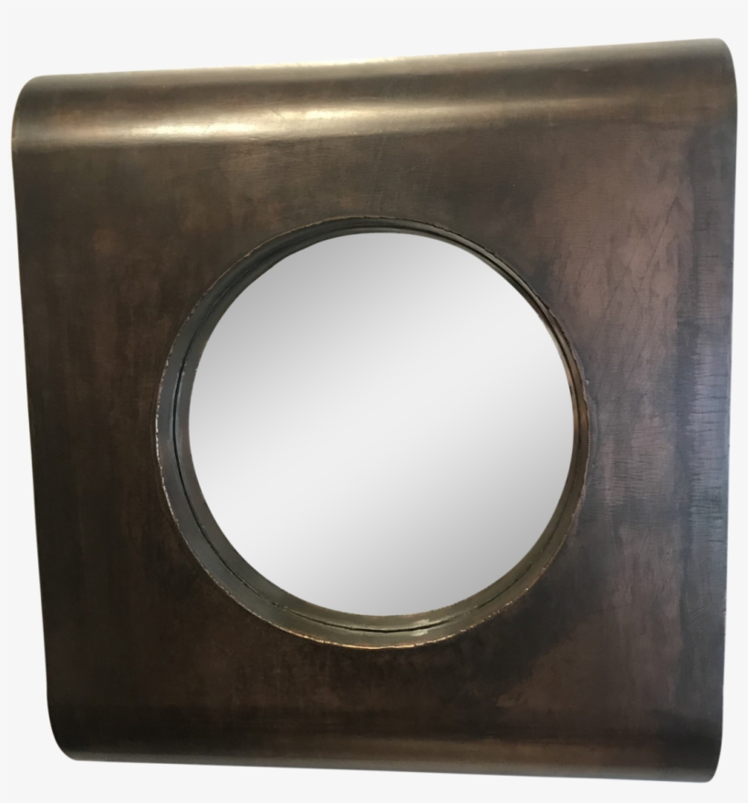 Hand Forged Bronze And Copper Mirror - Circle, transparent png
