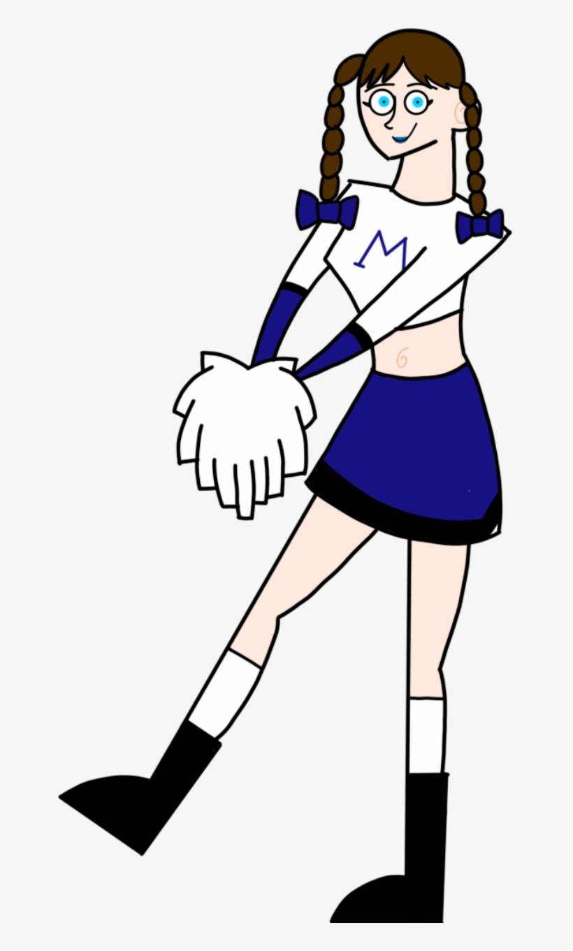 Cheerleader Tammie - Cartoon, transparent png