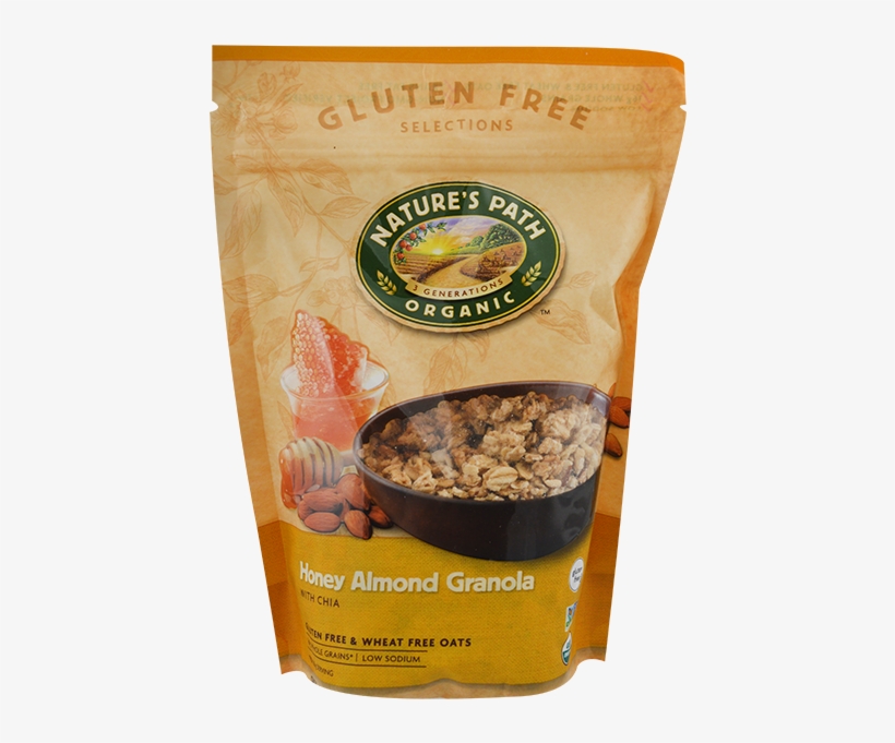 Natures Path Honey Almond Granola Cereal Box-11 Oz - Nature's Path, transparent png