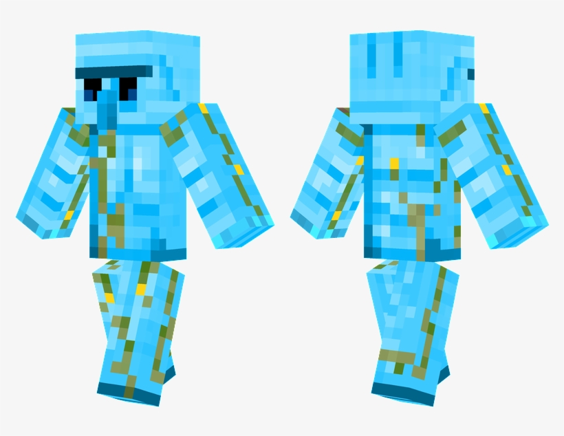 Diamond Iron Golem - Graphics, transparent png