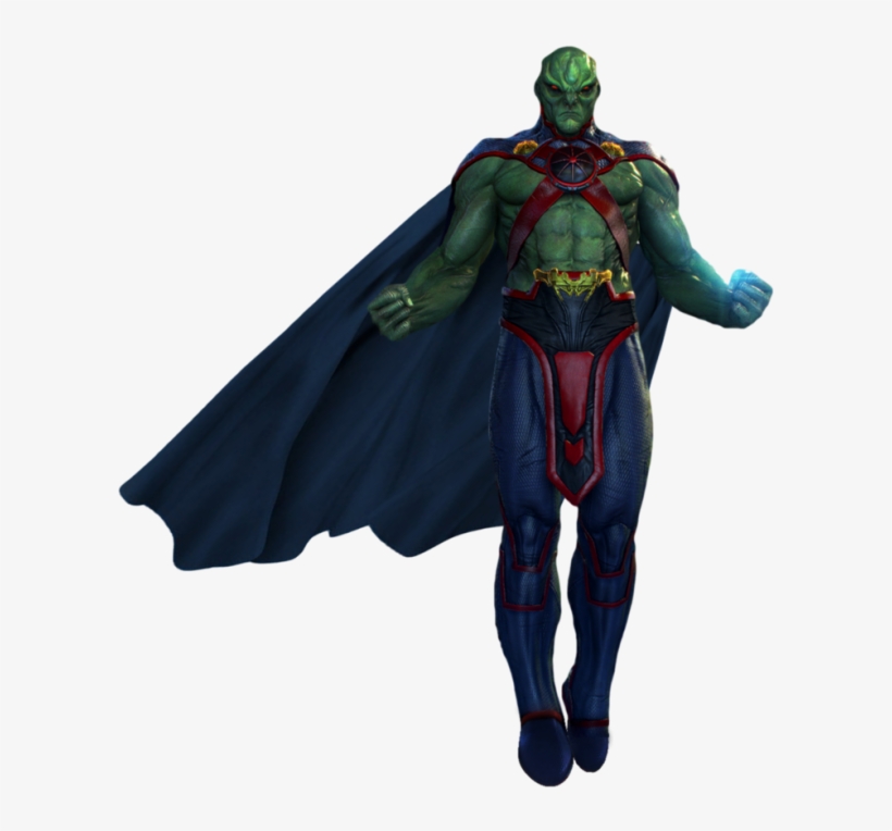 Martian Manhunter Png - Martian Manhunter White Background, transparent png