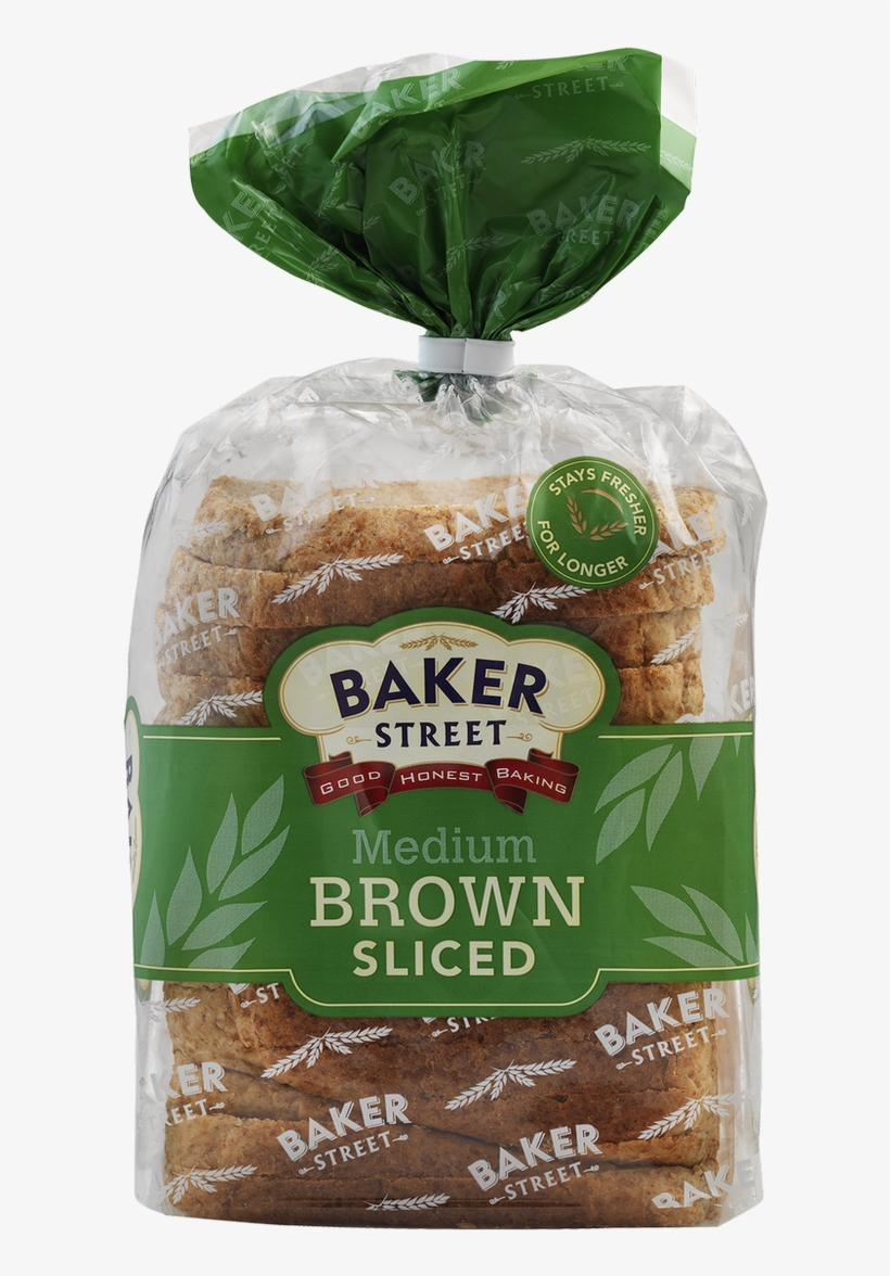 Baker Street Soft Sliced Brown Bread - Baker Street, transparent png