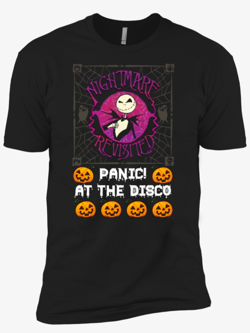 Nightmare Revisited Panic At The Disco Premium T-shirt - Shirt, transparent png