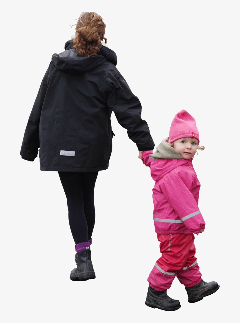 In The Rain - Cut Out People Winter, transparent png