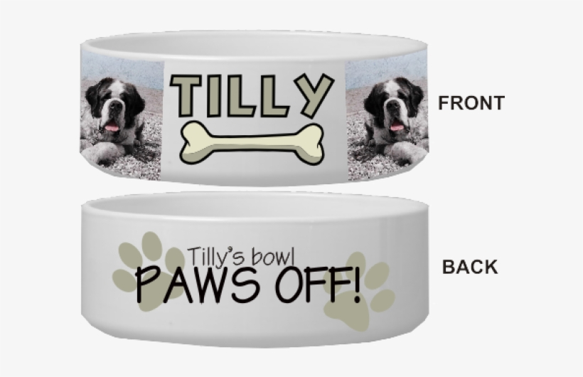 personalised spaniel bowls