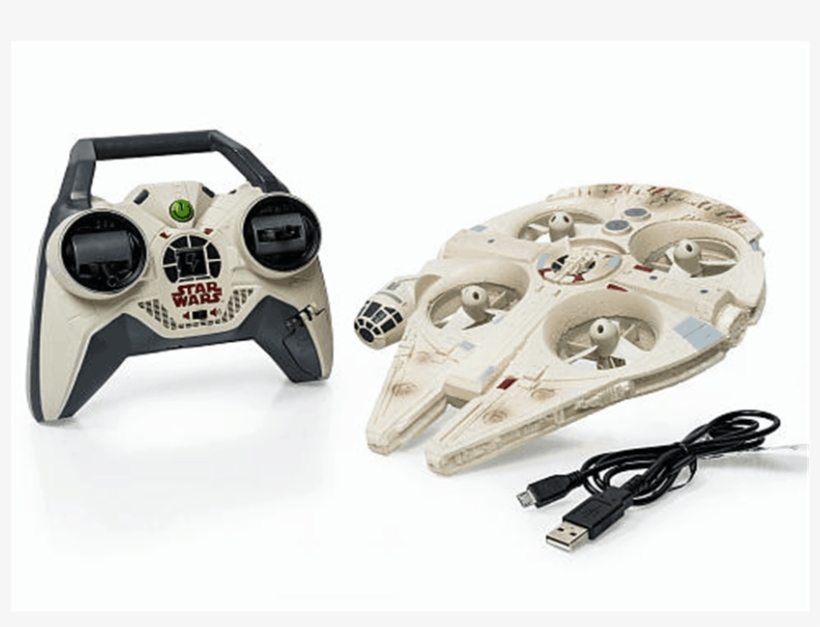 *hot* Star Wars Millennium Falcon Quad Only $29 - Star Wars Flying Drone, transparent png