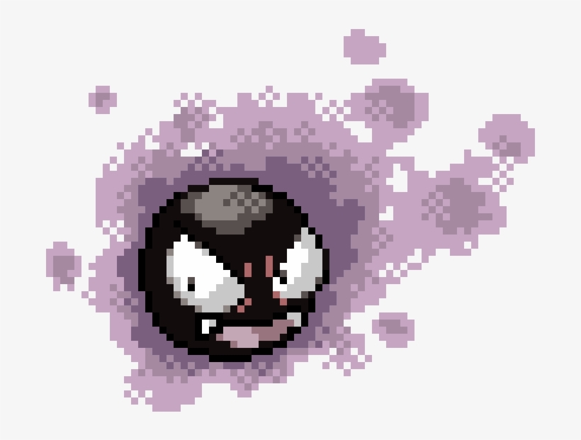 Gastly - New Alola Forms Sprite, transparent png