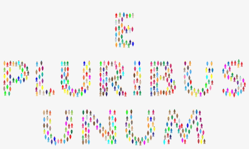 Clipart Prismatic E Pluribus Unum Is People No Background - Line Of People No Background, transparent png