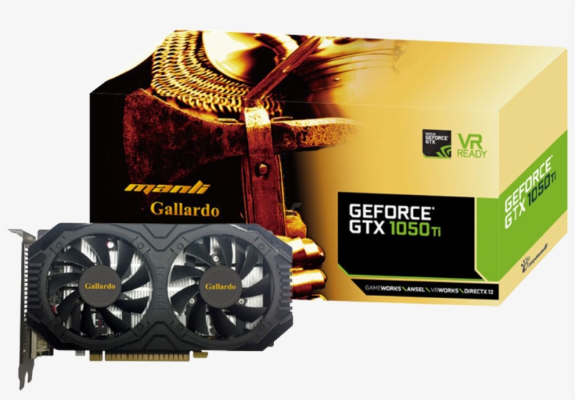 Nvidia Gtx1050ti Gallardo 4gb Gddr5 - Manli Gallardo Gtx 1080 Ti, transparent png