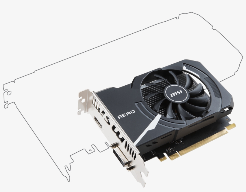 Aeroitx1030 - Nvidia 1030 1gb, transparent png