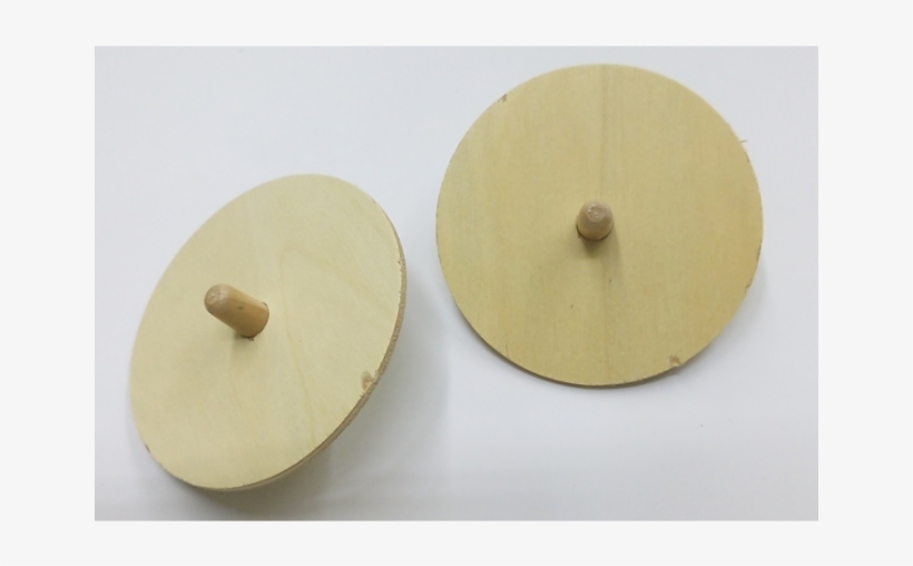 Flat Wooden Dreidel - Plywood, transparent png