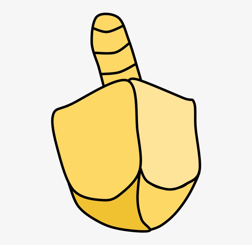 Dreidel, Yellow, Toy, Png, transparent png