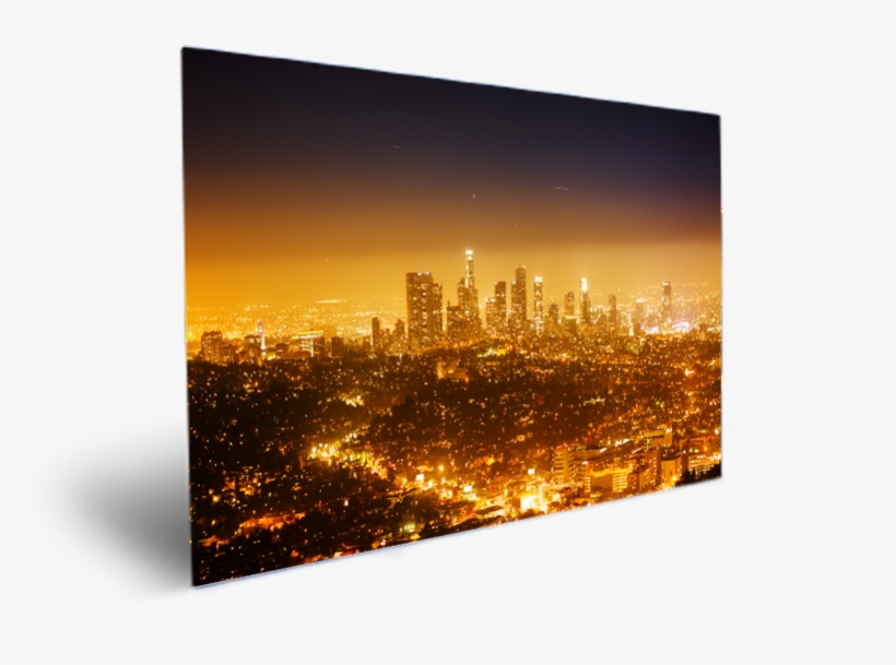 Downtown Los Angeles Skyline Orange - Skyline, transparent png